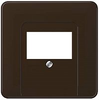 Лицевая панель Jung CD500 для 2-м. розетки USB/аудио коричневый картинка